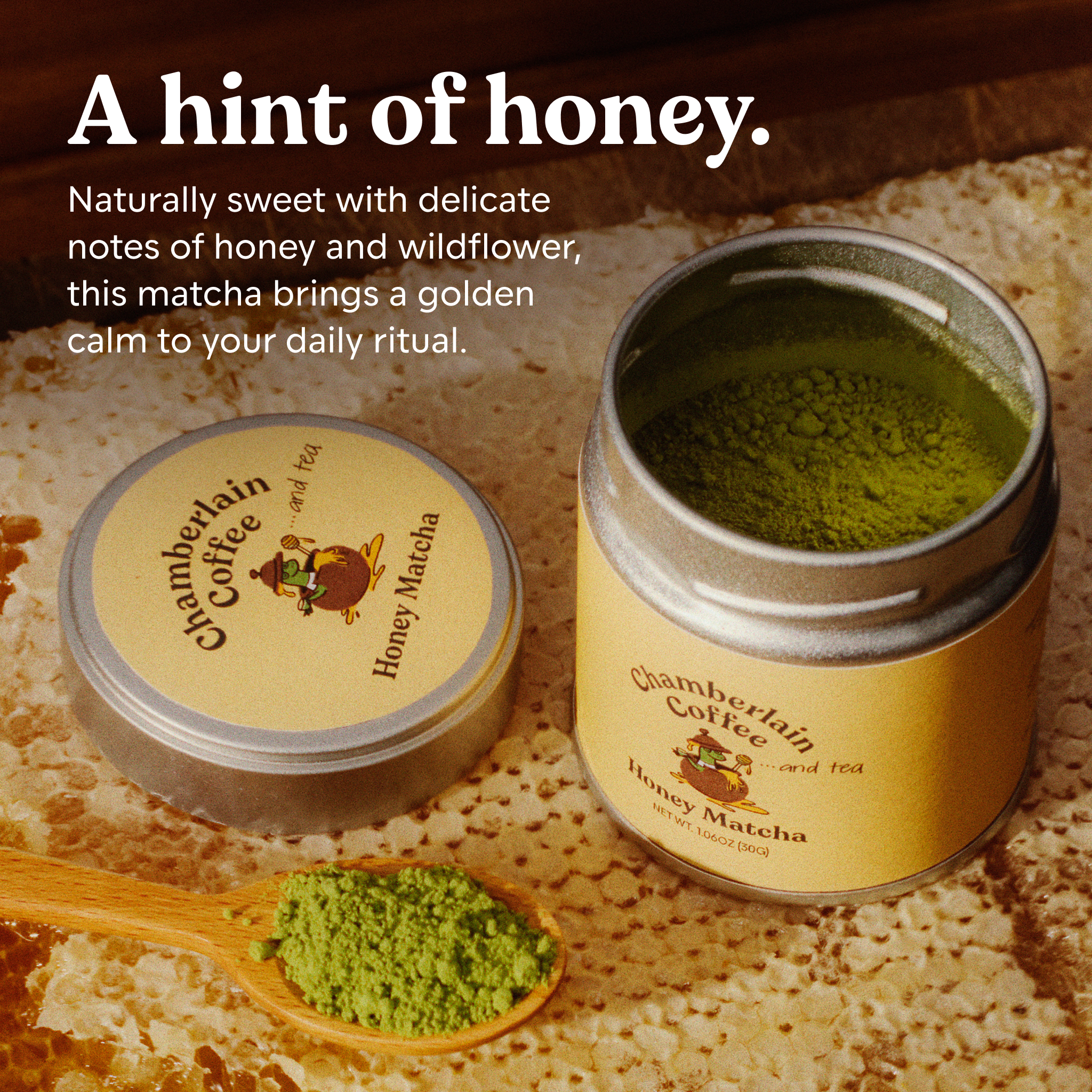 Ceremonial Honey Matcha Green Tea Powder